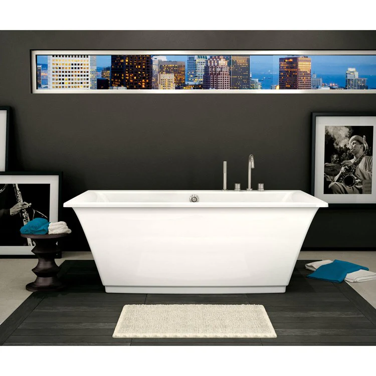 Freestanding Tub Optik 66 x 36 Inch White Center Rectangular - Frankwebs