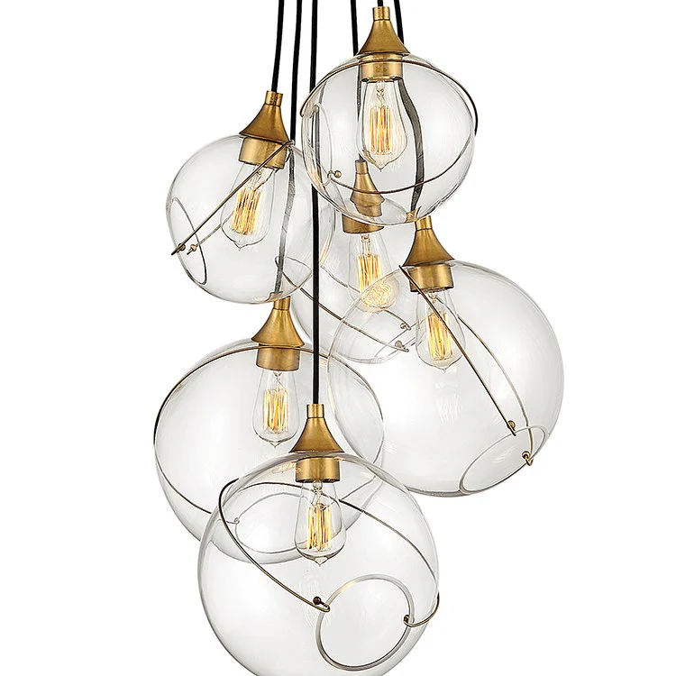 Skye Six-Light Cluster Pendant by Lisa McDennon - Frankwebs