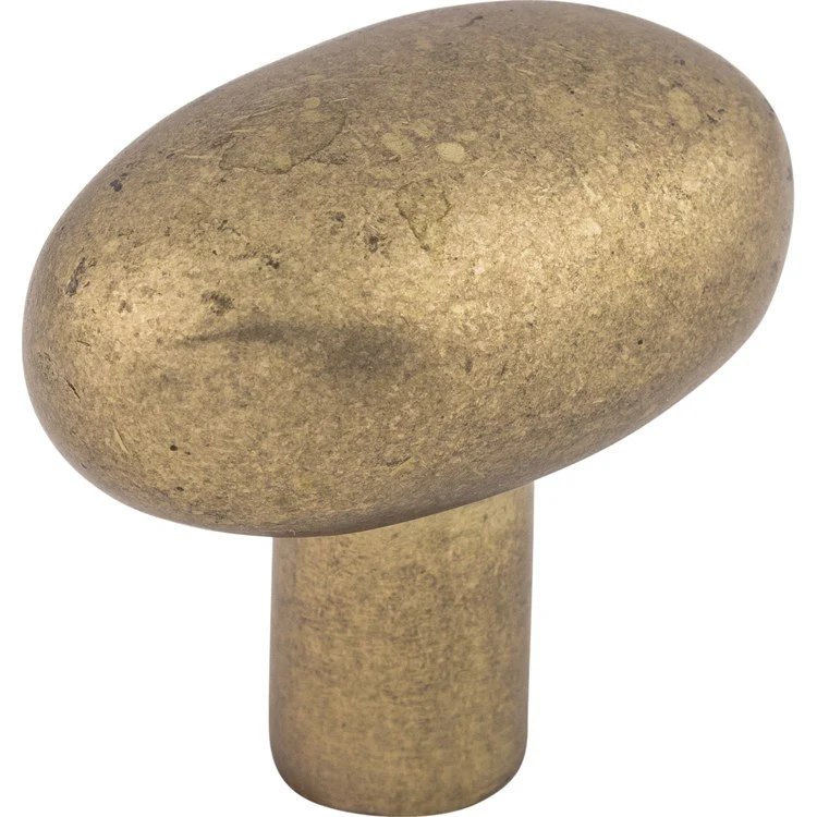 Knob Aspen Small Potato Light Bronze 1-4/7 x 1 x 1-1/4 Inch 1-1/4 Inch - Frankwebs