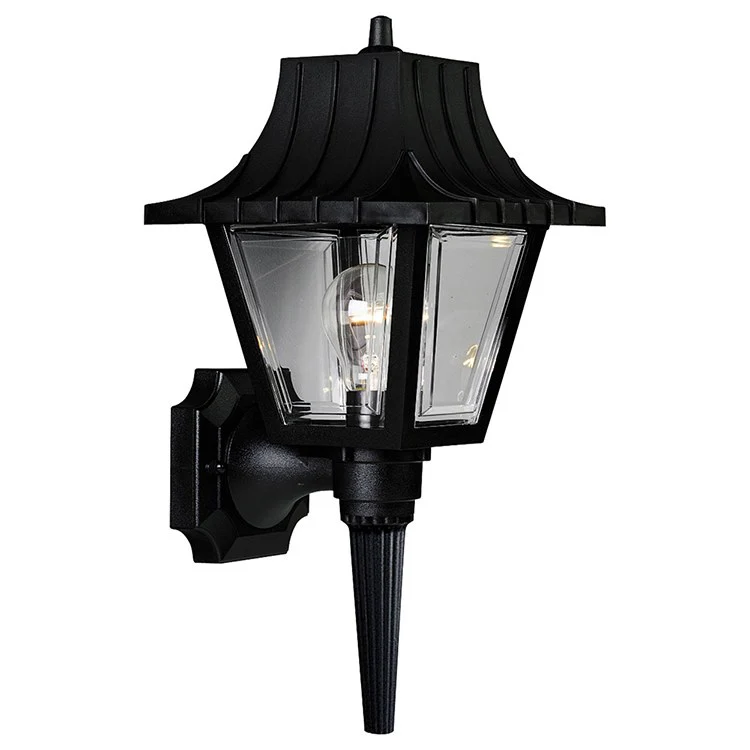 Mansard Single-Light Torch-Style Wall Lantern - Frankwebs