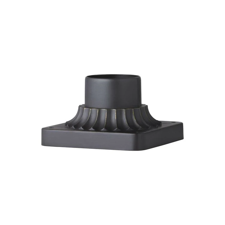 Outdoor Fluted Pier Mount with Square Base - Frankwebs