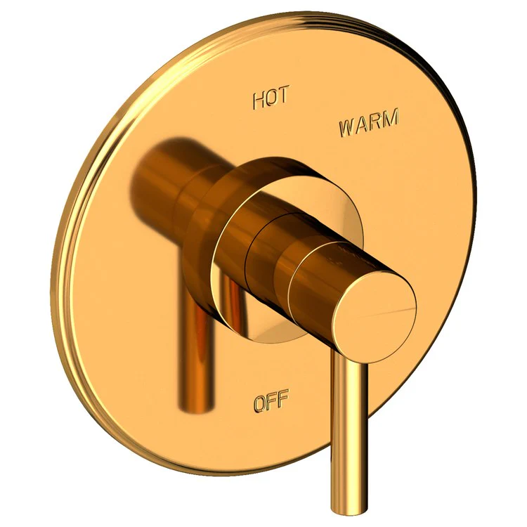 Pressure Balance Valve Trim East Linear Round 1 Lever Antique Copper ADA Depth 3 Inch - Frankwebs