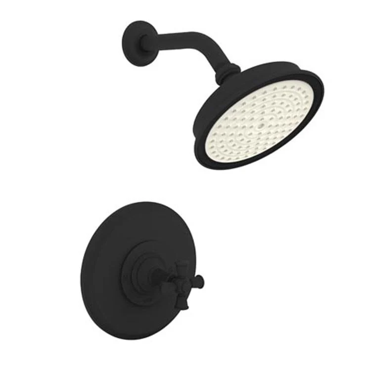 Shower Trim Aylesbury Pressure Balanced 1 Cross Matte White ADA 1.8 Gallons per Minute 1 Function - Frankwebs