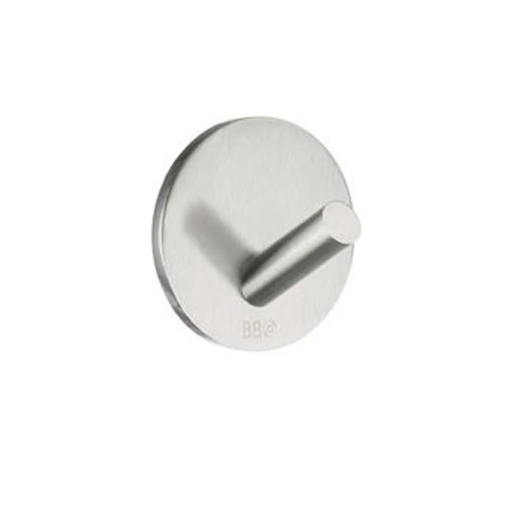 Hook Single Chrome 1-1/8 x 7/8 x 1-1/8 Inch 7/8 Inch Wall Mount Stainless Steel - Frankwebs