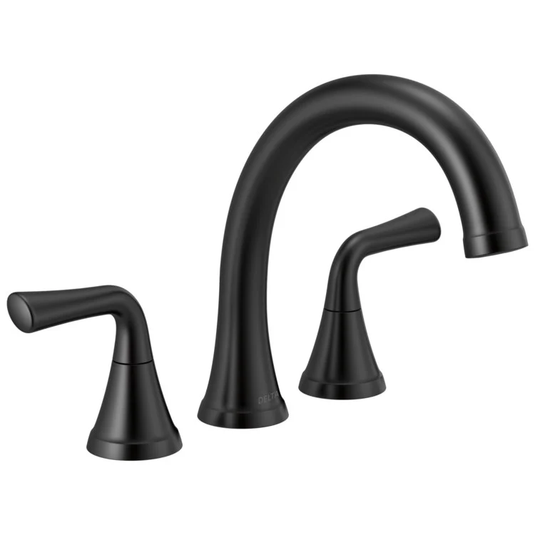 Roman Tub Trim Kayra 2 Lever Brilliance Stainless ADA 8-16 Inch Spread - Frankwebs
