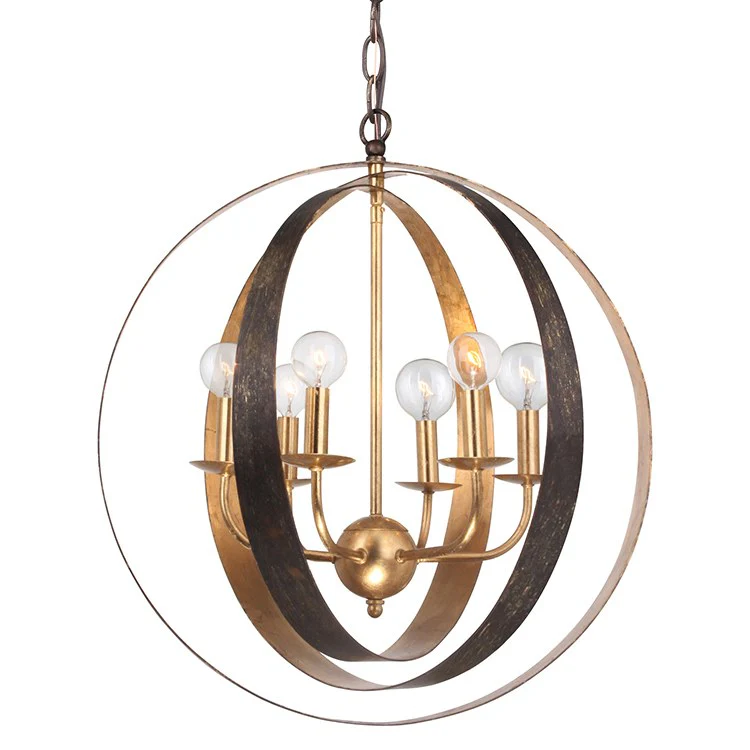 Luna Six-Light Chandelier - Frankwebs