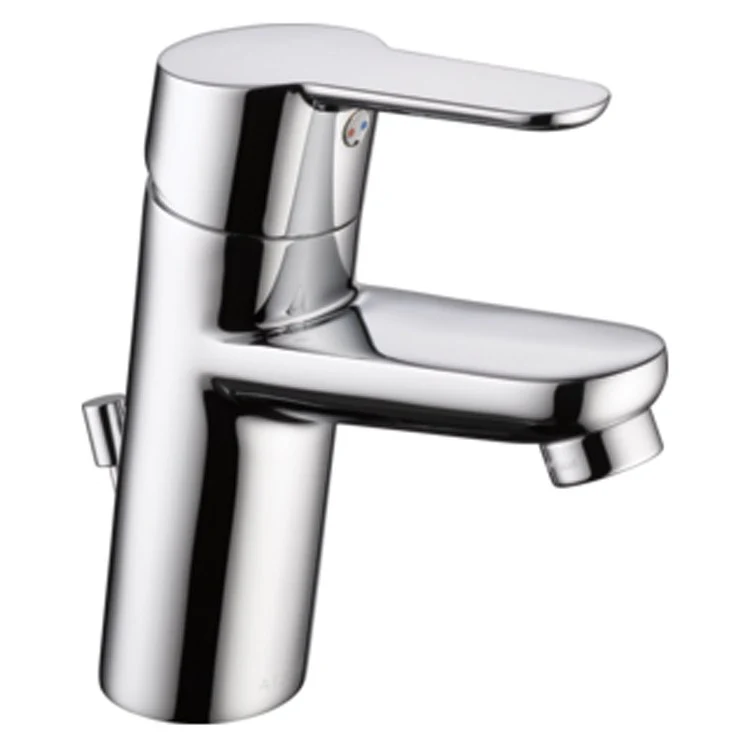 Lavatory Faucet Modern Project Pack 4 Inch Spread 1 Lever ADA WaterSense Chrome 1.2 Gallons per Minute Plastic Pop-up - Frankwebs