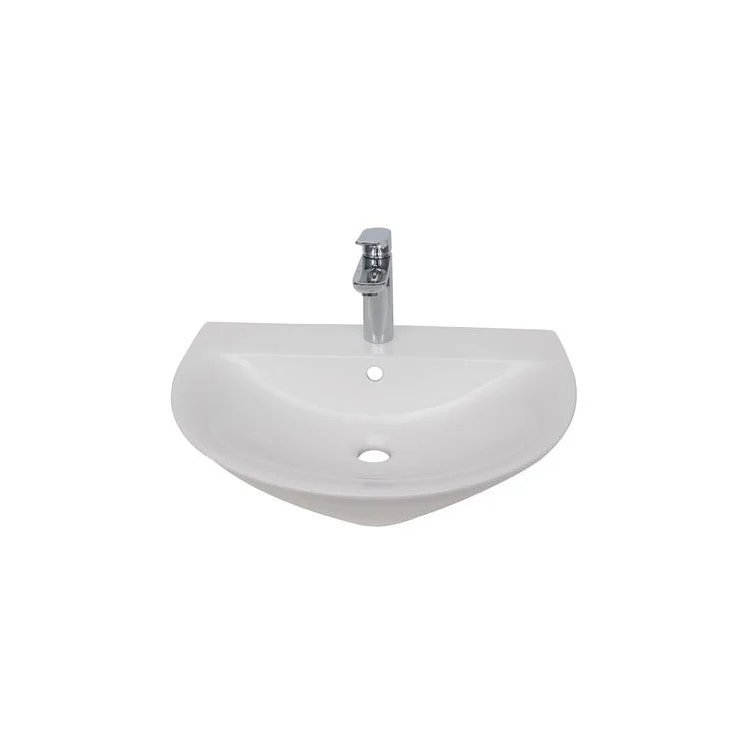 Lavatory Sink Morning 650 Wall Hung 21-1/4 Inch White - Frankwebs