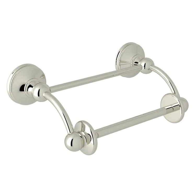 Toilet Paper Holder Georgian Era Swing Arm Polished Chrome Brass 6.5 Inch 4 Inch Wall Mount - Frankwebs