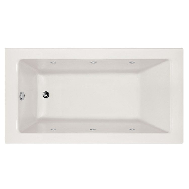 Whirlpool Tub Studio Collection Shannon 60 x 30 x 20 Inch Alcove Left Hand Drain White Rectangle - Frankwebs