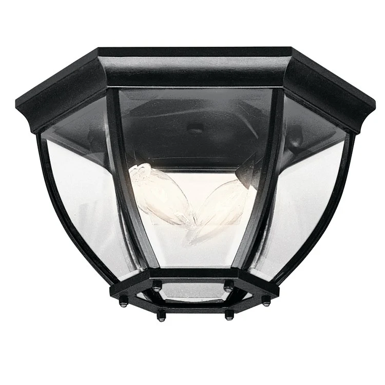 Two-Light Outdoor Flush Mount Ceiling Fixture - Frankwebs