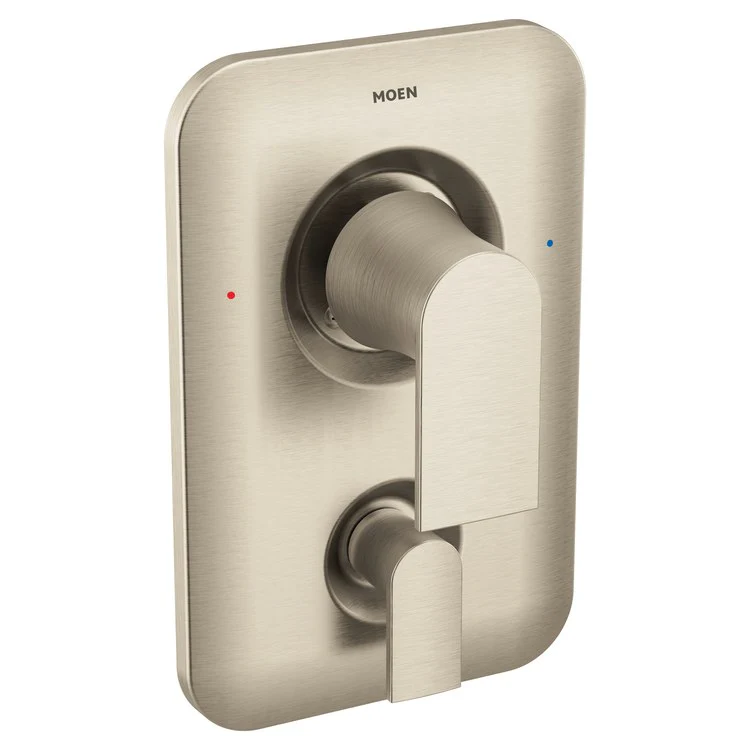 Diverter Trim Genta Brushed Nickel 2 Lever ADA - Frankwebs