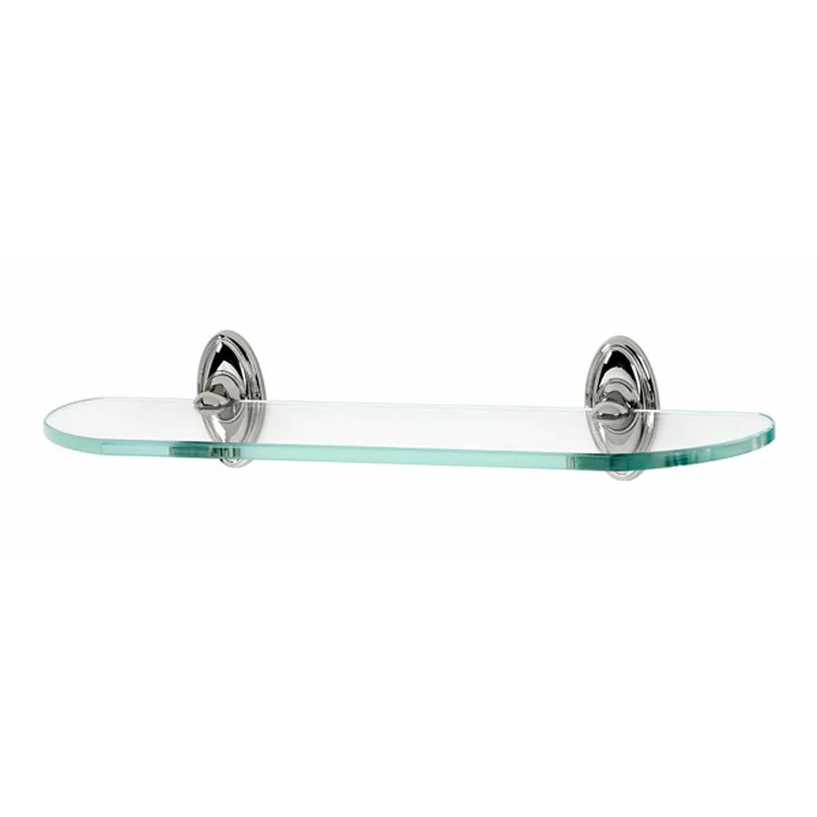 Shelf Classic Traditional Bath with Brackets Antique English 24 Inch Brass/Glass - Frankwebs