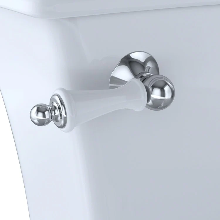 Toilet Eco Clayton 2 Pieces Close Coupled Universal Height Cotton Elongated ADA 31-5/8 Inch 1.28 Gallons per Flush Left Hand Chrome Less Seat - Frankwebs