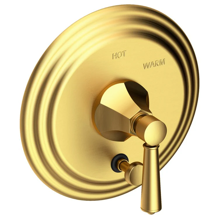 Metropole Pressure Balance Tub/Shower Valve Trim Only with Lever Handle - Midnight Chrome - Frankwebs