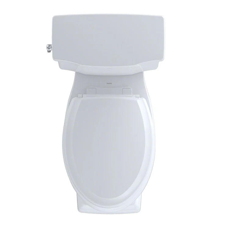 Toilet Promenade II 2 Pieces Close Coupled Universal Height Cotton Elongated ADA 31-1/4 Inch 1.28 Gallons per Flush Left Hand Chrome Less Seat - Frankwebs