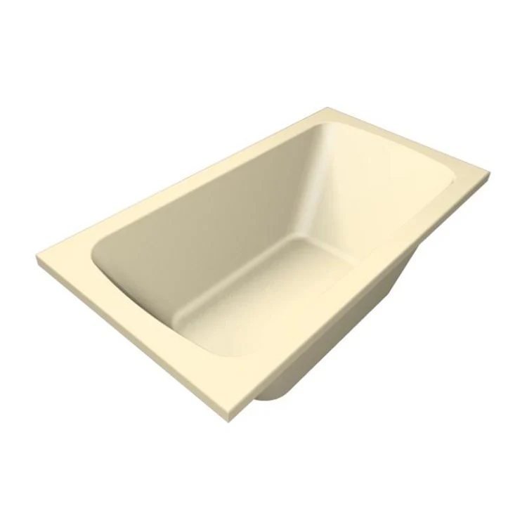 Combination Tub Designer Collection Kira 60 x 32 x 20 Inch Center Drain Biscuit Rectangle - Frankwebs