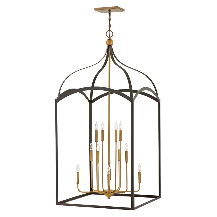 Clarendon Twelve-Light Three-Tier Pendant - Frankwebs