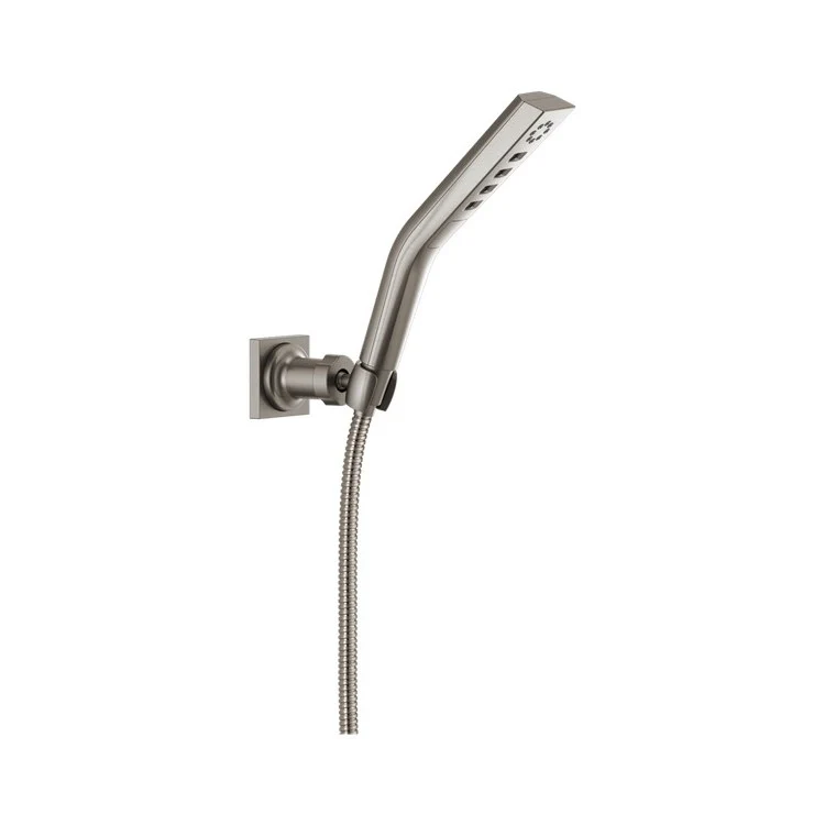 Handshower Set H2Okinetic Wand with Wall Mount Holder Matte Black 3 Function WaterSense 1.75 Gallons per Minute - Frankwebs