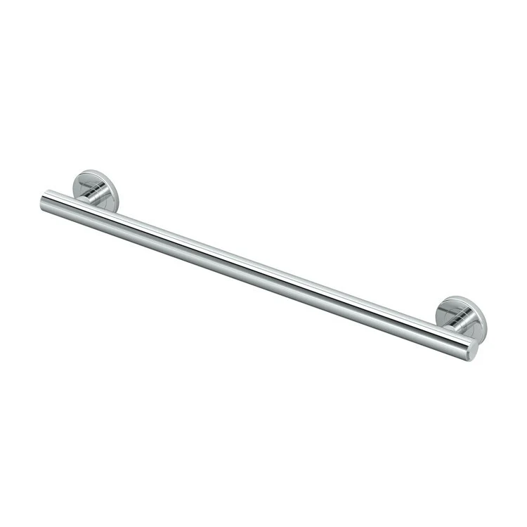 Grab Bar Latitude II 24 Inch Chrome Wall Mount Stainless Steel ADA - Frankwebs