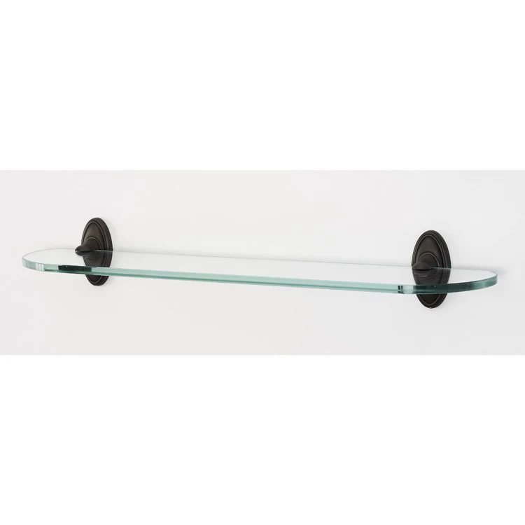 Shelf Classic Traditional Bath with Brackets Antique English 24 Inch Brass/Glass - Frankwebs