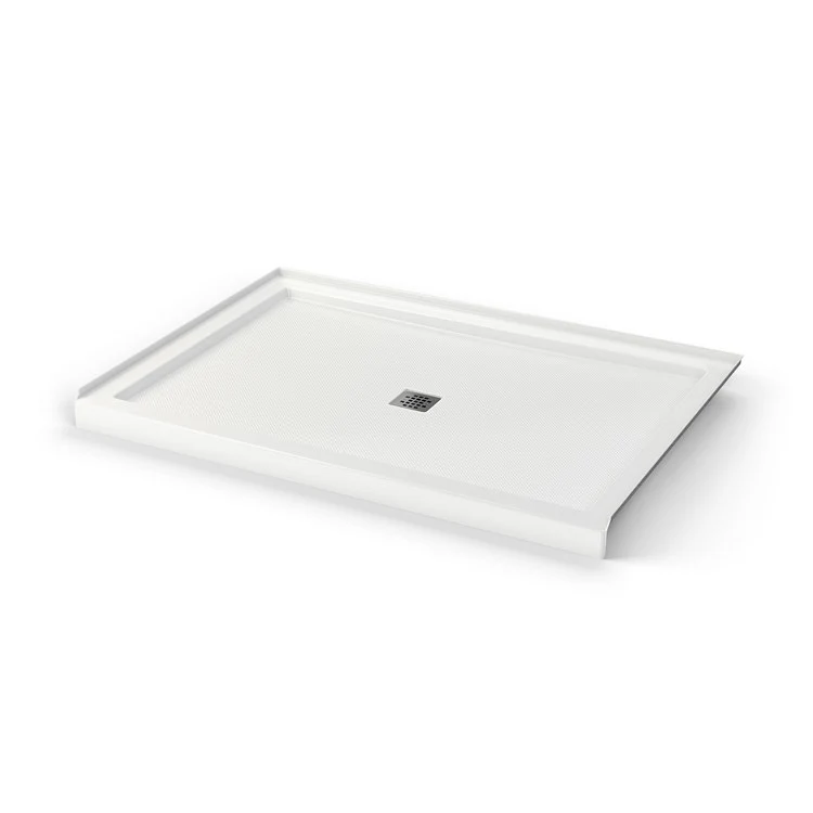 Shower Base B3 Alcove Stabili-T Square Drain White 60 x 42 Inch Acrylic - Frankwebs