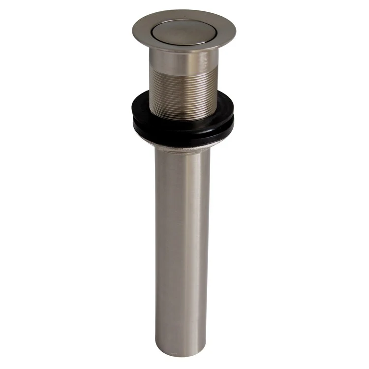 Pop-Up Drain 11 x 9 x 6 Inch Matte Black Brass for Sinks with 1-1/2 Inch Maximum Thickness - Frankwebs