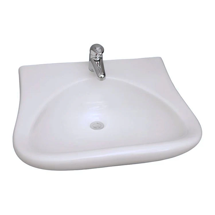 Lavatory Sink Bella Wall Hung 24 Inch White - Frankwebs