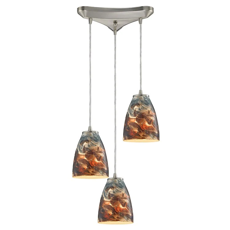 Abstractions Three-Light Pendant - Frankwebs