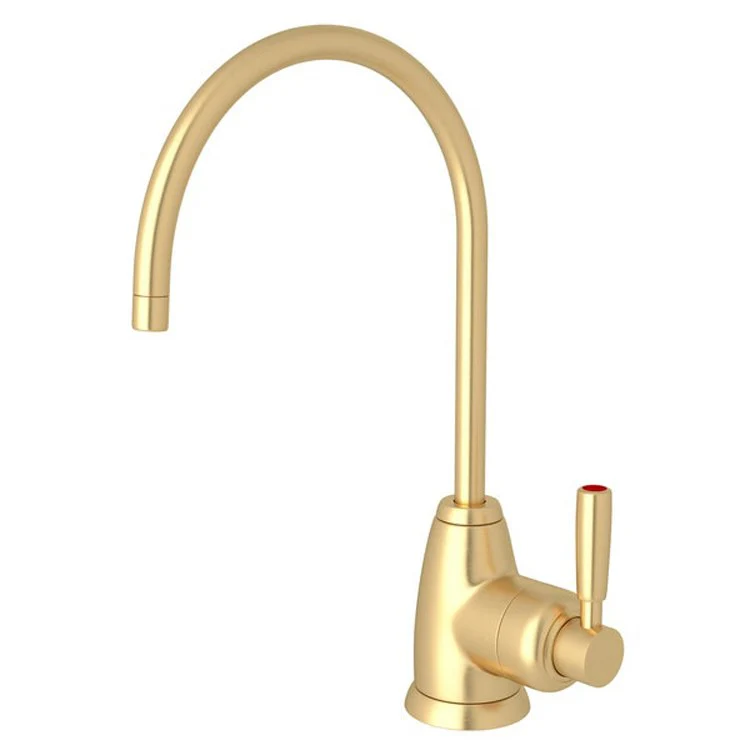 Hot Water Dispenser Holborn 1 Lever C-Spout English Gold 6-1/2 Inch 0.5 Gallon per Minute - Frankwebs