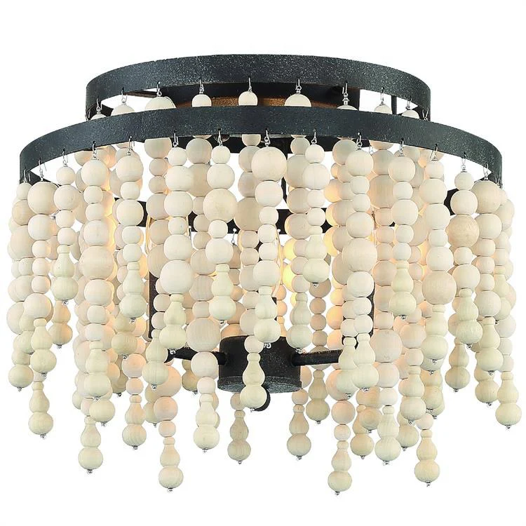 Poppy Three-Light Flush Mount Ceiling Fixture - Frankwebs