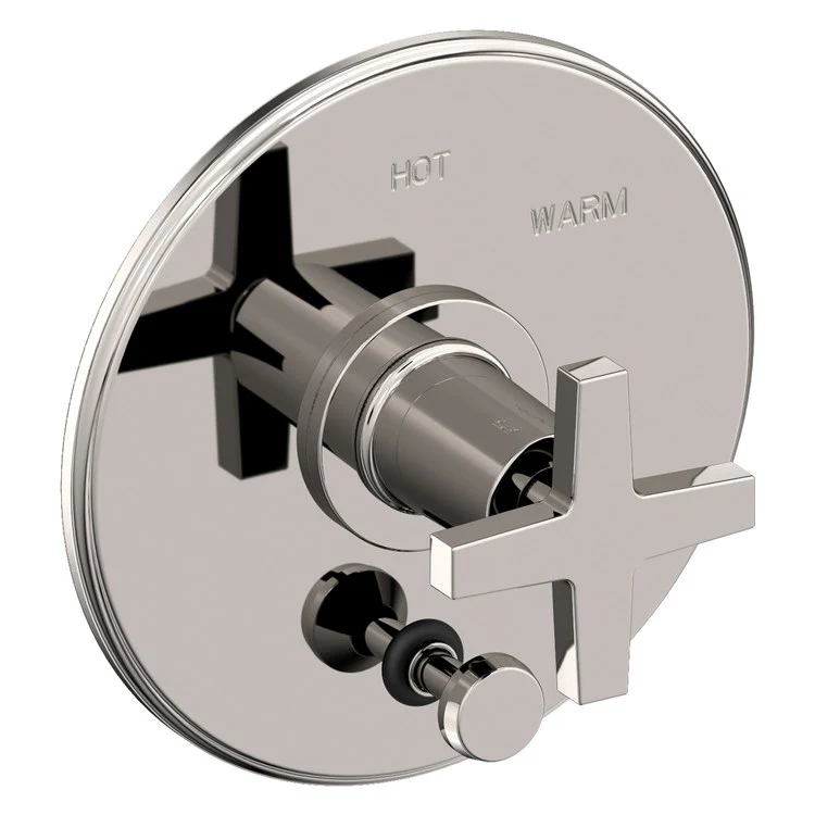 Pressure Balance Valve Trim Dorrance with Diverter Pull Knob 1 Cross Forever Brass PVD ADA Depth 3-1/6 Inch - Frankwebs