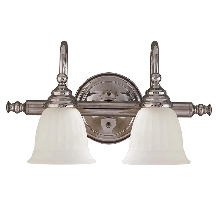 Brunswick Two-Light Bathroom Vanity Fixture without Shades - Frankwebs
