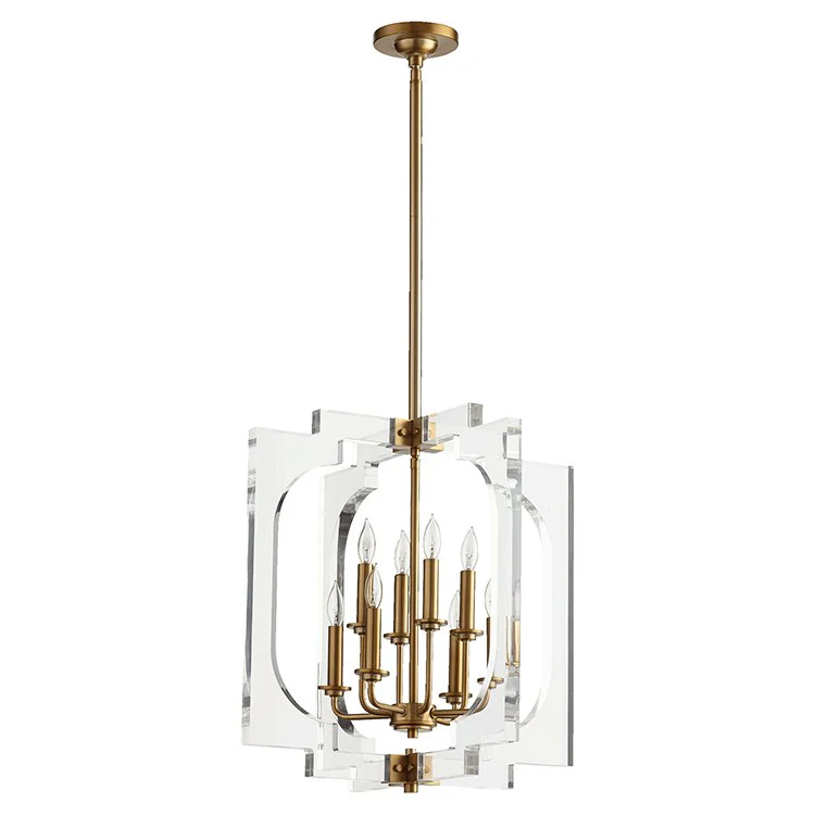 Broadway Eight-Light Two-Tier Pendant - Frankwebs
