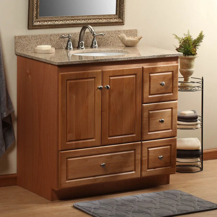 Simplicity 36IN Four Drawer Vanity Cabinet Only - Frankwebs