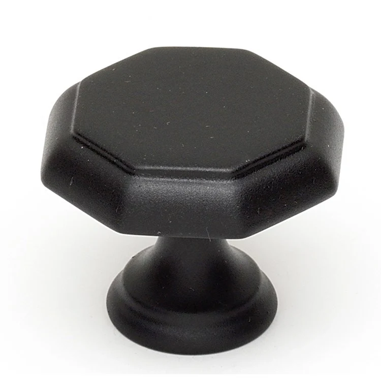 Knob II Collection Hexagon Chocolate Bronze Brass 1-3/8 Inch 1-1/8 Inch 3/4 Inch - Frankwebs