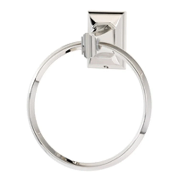 Towel Ring Geometric Bath 6 Inch Bronze Brass 3-1/4 Inch - Frankwebs