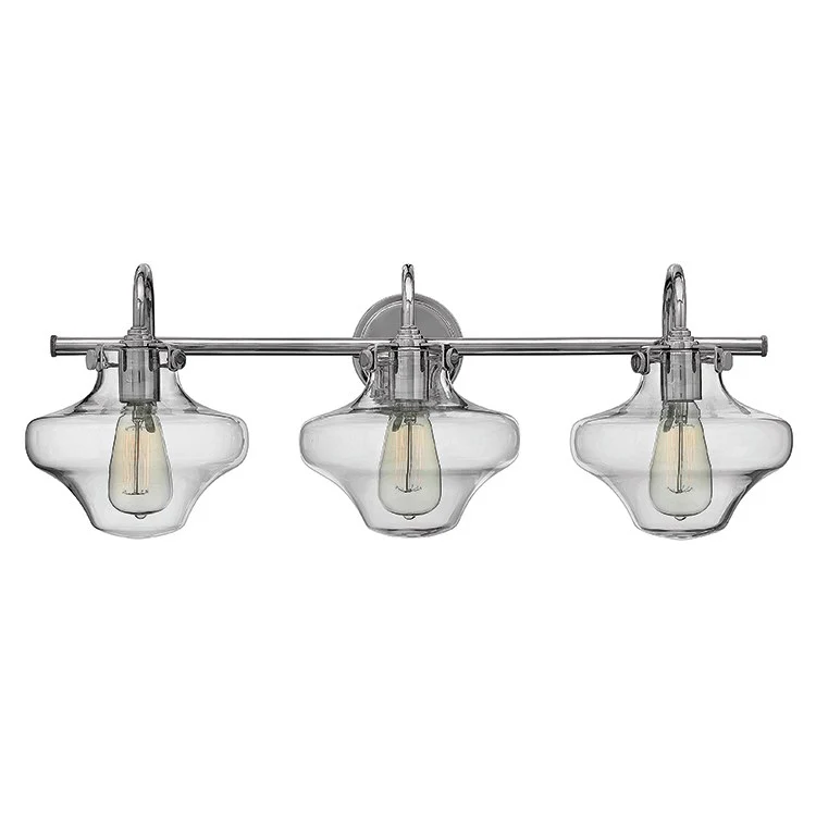 Congress Three-Light Bathroom Lighting Fixture - Frankwebs