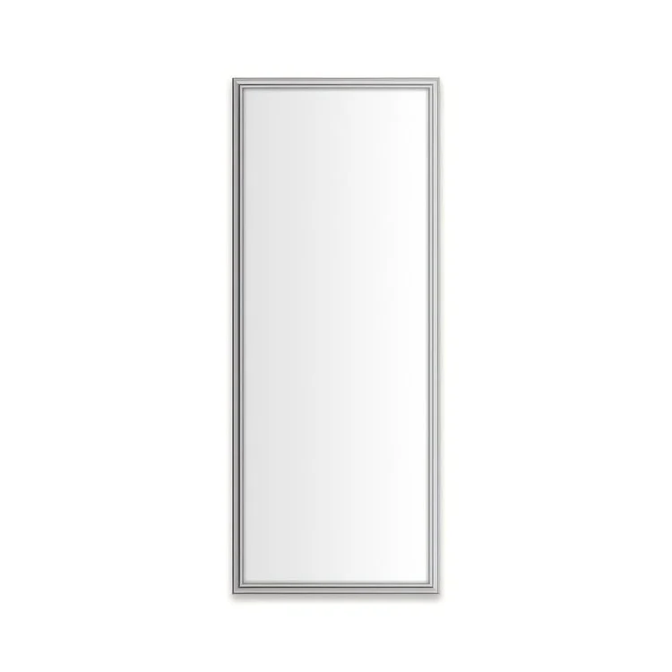 Medicine Cabinet Main Line 16 x 40 Inch 1 Doors Framed Mirror Brushed Black Flat Top Rosemont Frame Slow Close Hinges 4 Inch - Frankwebs