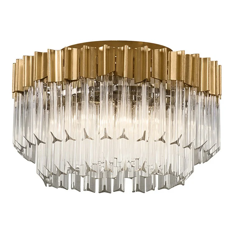 Charisma Three-Light Semi-Flush Mount Ceiling Fixture - Frankwebs