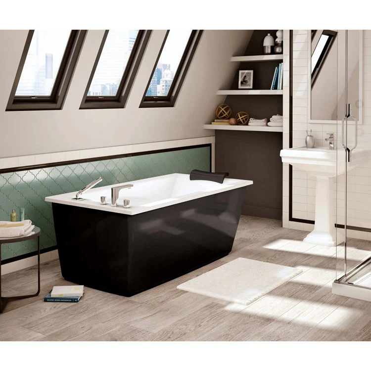 Freestanding Tub Optik 6032 F 60 Inch Thunder Gray End Rectangular - Frankwebs