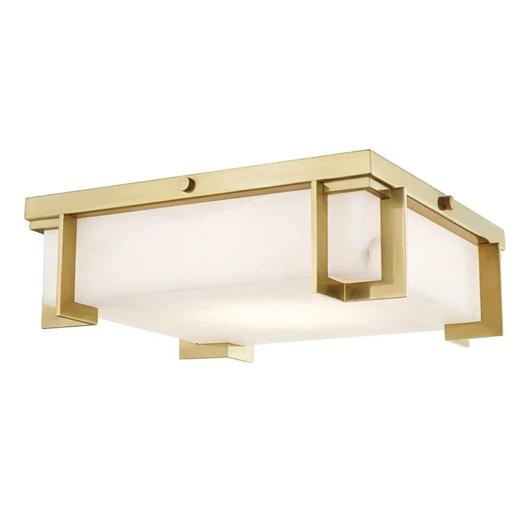 Delmar Single-Light LED Large Flush Mount Ceiling Fixture - Frankwebs