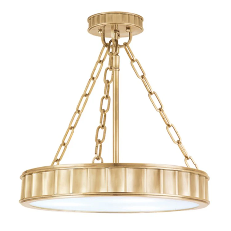 Middlebury Three-Light Semi-Flush Mount Ceiling Fixture - Frankwebs