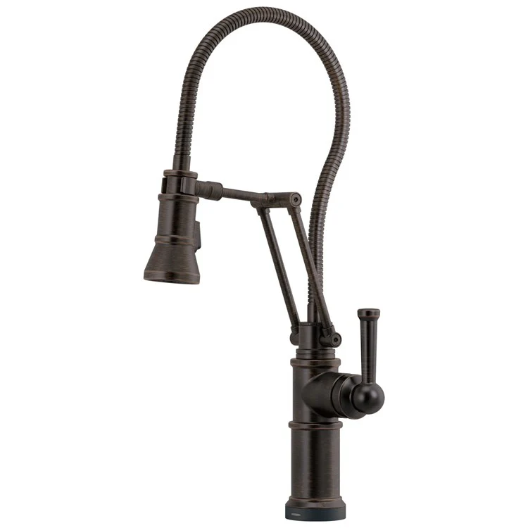 Kitchen Faucet Artesso SmartTouch Technology Articulating with Finished Semi-Flexible Hose 1 Lever ADA Brilliance Polished Nickel 1.8 Gallons per Minute - Frankwebs