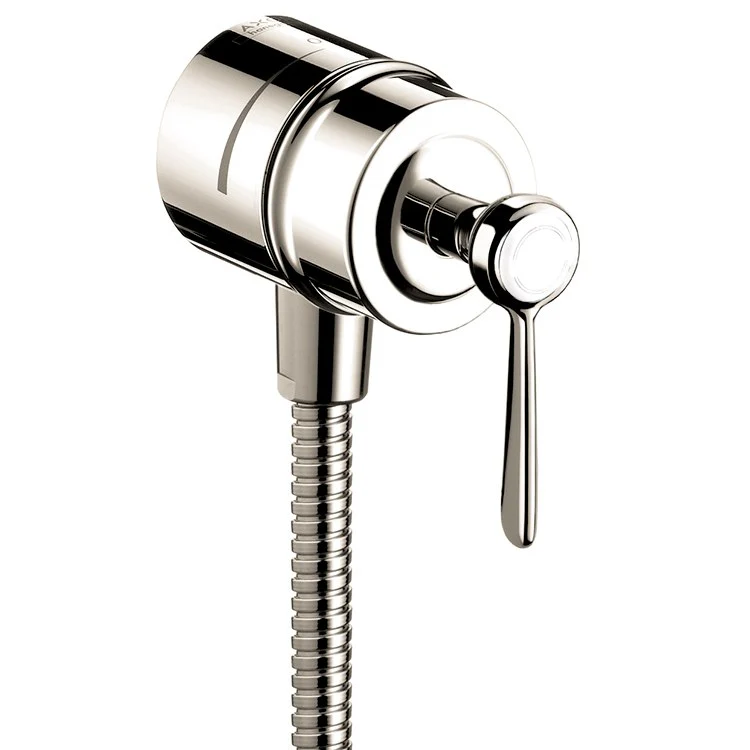 Wall Outlet Montreux with Check Valves and Volume Control Brushed Black Chrome Lever ADA - Frankwebs