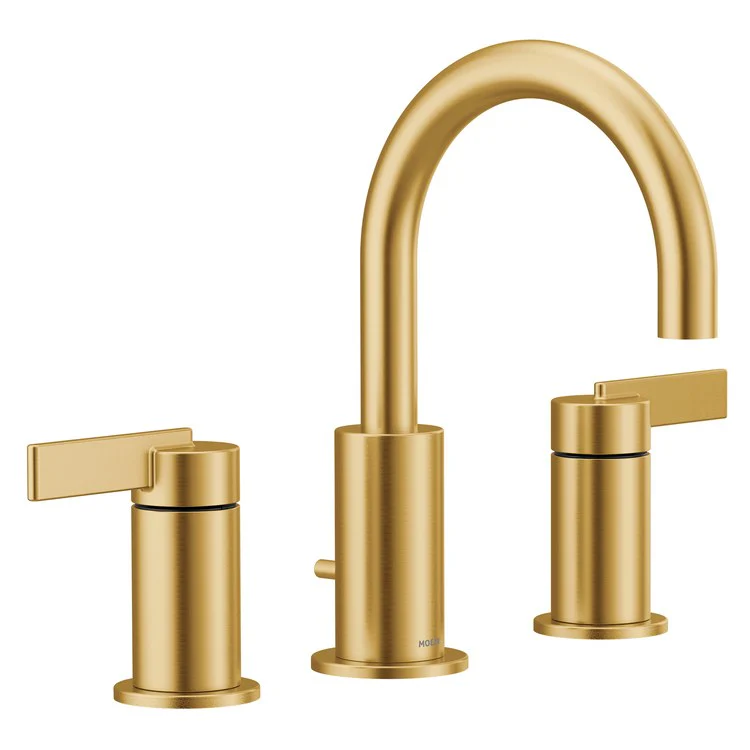 Lavatory Faucet Cia Widespread 8 to 16 Inch Spread 2 Lever ADA WaterSense Brushed Nickel 1.2 Gallons per Minute - Frankwebs
