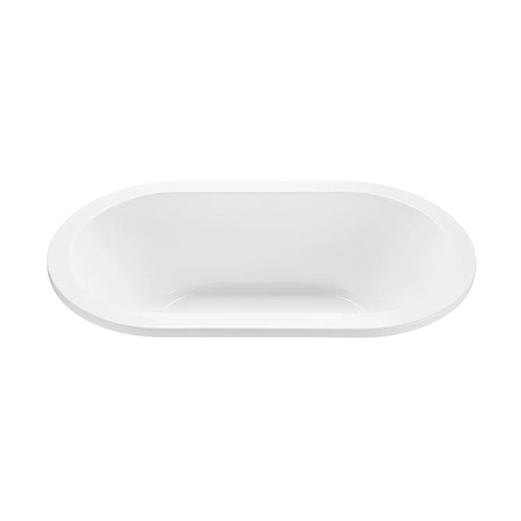 Air Tub New Yorker 1 72 x 42 Inch Undermount Air Massage Center White Oval Acrylic 101 Gallons 22-1/2 Inch - Frankwebs