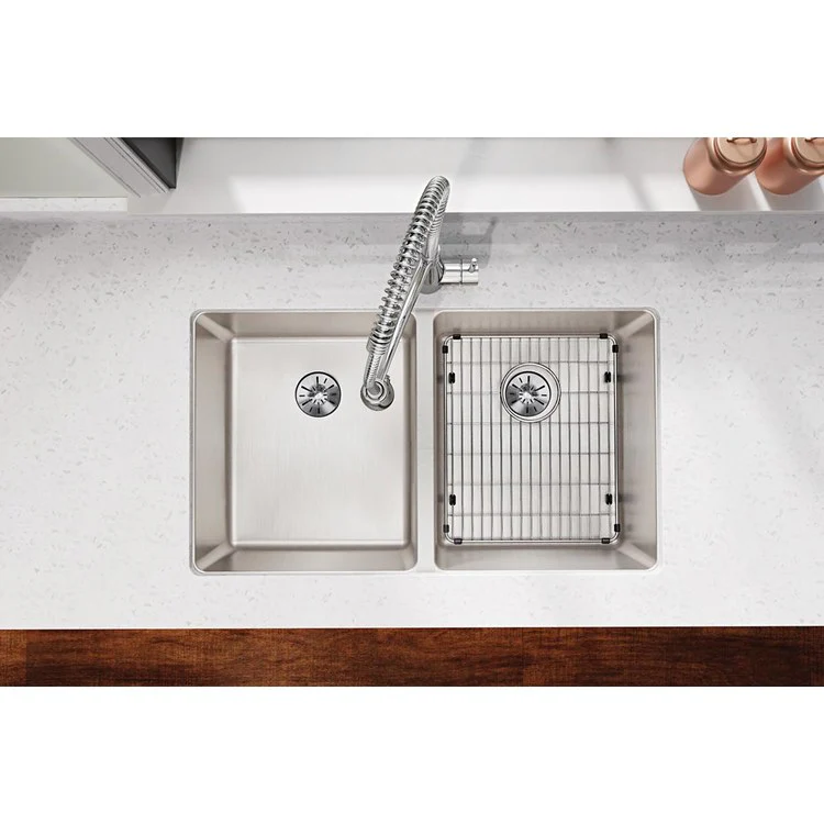 Sink Grid Bottom Grid 13 x 15.5 Inch Polished Stainless Steel for Bowls with Rear Center Drain Opening - Frankwebs