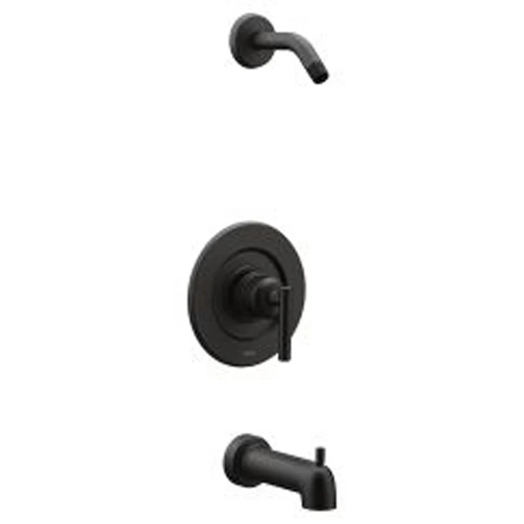 Tub and Shower Trim Gibson 1 Lever Matte Black ADA Less Showerhead Less Showerhead 7 Inch - Frankwebs