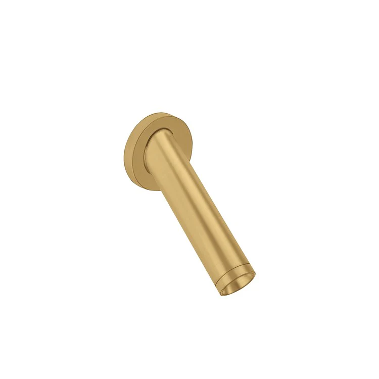 Tub Spout Starck Non-Diverter Brushed Gold Optic 4-3/4 Inch Brass - Frankwebs